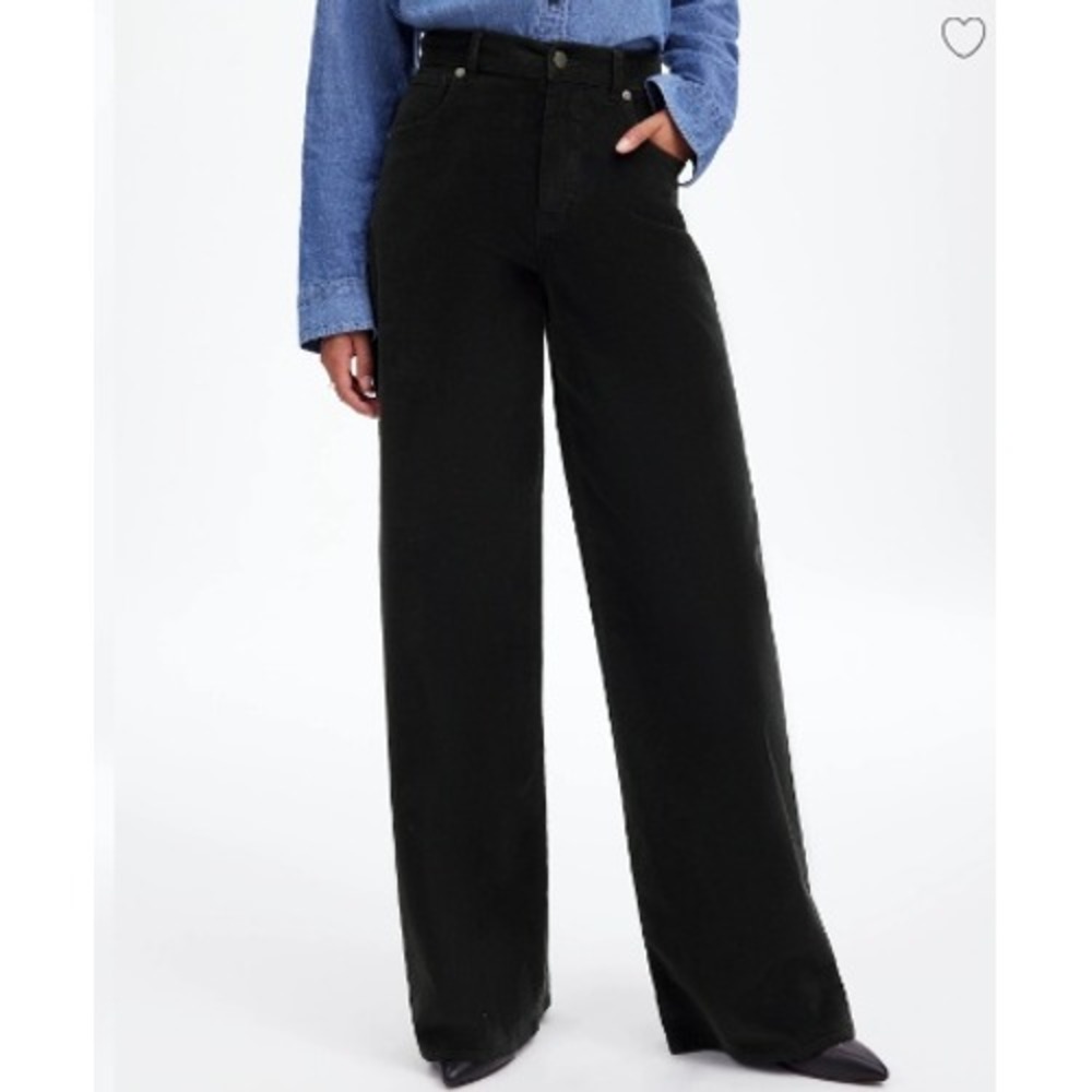 Madewell Black Wide Leg Pants